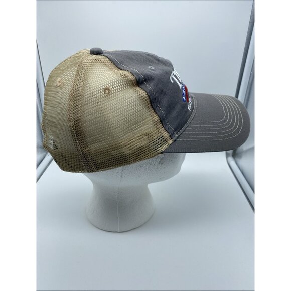 Trump 2020 Gray Tan Cap Trucker Hat Snap-back Summer - Picture 4 of 14